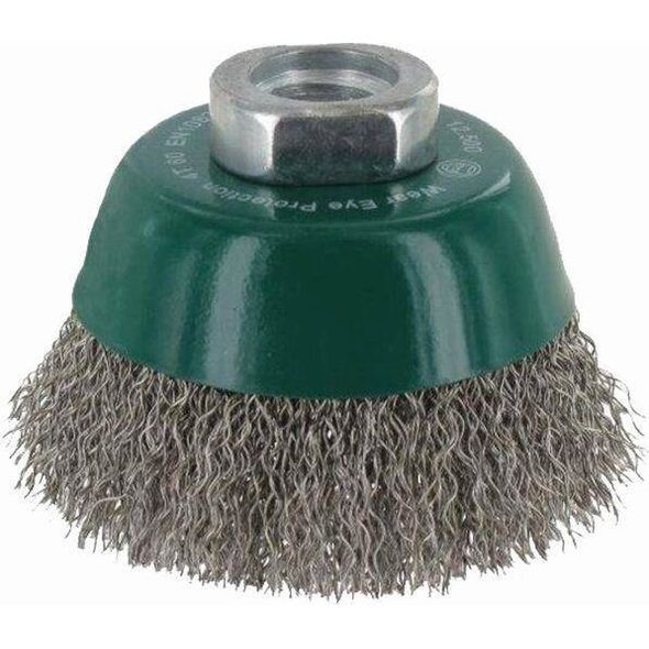 Abraboro SZCZOTKA DOCZOŁOWA 60 MM/M14 ABRABORO - DRUT KARBOWANY 0,3 MM INOX AB90409052 ABRABORO 8345360 5999082028284