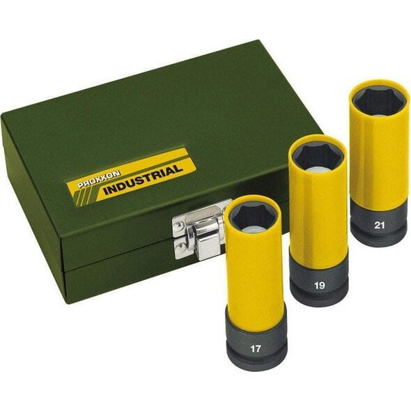 Proxxon ZESTAW NASADEK 1/2 CALA UDAROWE 17 19 21 MM PROXXON [3 CZĘŚCI] PR23938 PROXXON 8347277 4006274239388