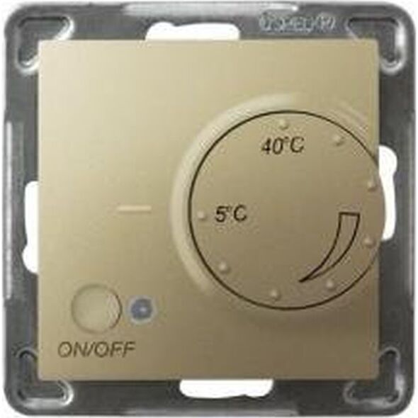 Ospel IMPRESJA Regulator temperatury /czujnik napowietrzny/ złoty metalik RTP-1YN/m/28 8370095 5907577459055