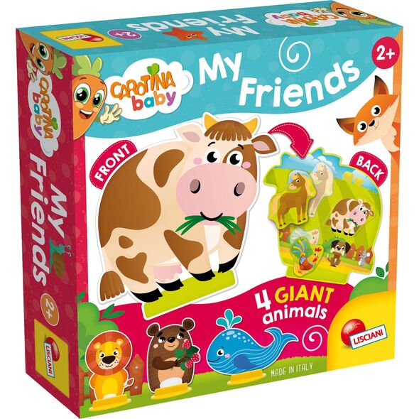 Lisciani LISCIANI CAROTINA BABY MOI ZWIERZĘCY PRZYJACIELE 8485755 8008324085521