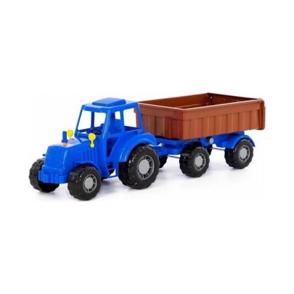 Polesie Polesie 84750 Traktor Altaj niebieski z przyczepą Nr1 w siatce 8485882 4810344084750