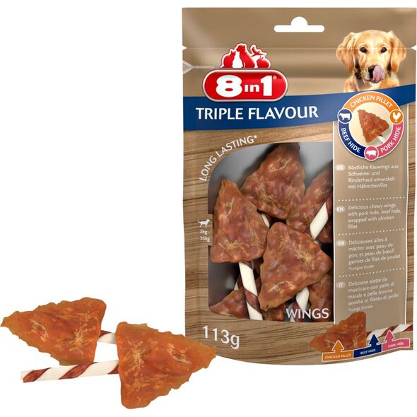 8in1 8in1 PATYKI TRIPLE FLAVOUR WINGS 6 szt. /6 8491008 4048422144663