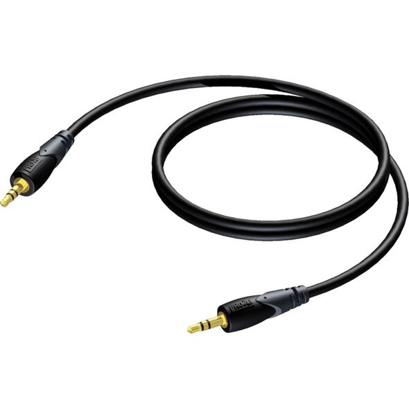 Kabel Procab Jack 3.5mm - Jack 3.5mm 1.5m czarny (CLA716/1.5) 8500900 5414795030138