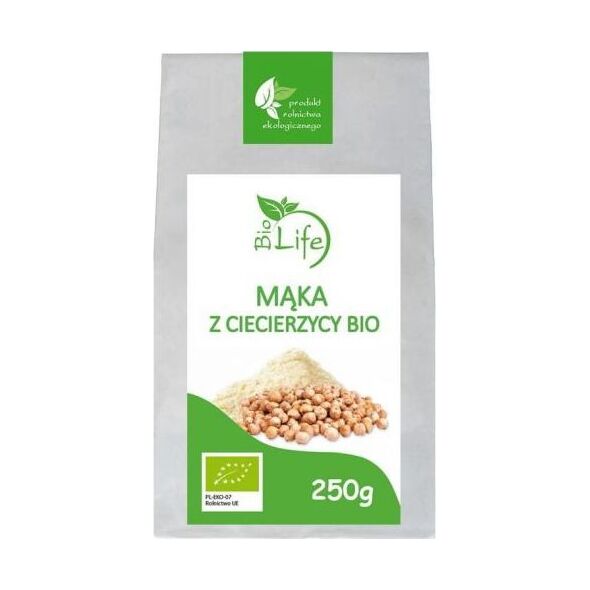 BIO LIFE Mąka z ciecierzycy 250g EKO Bio Life 8507205 5901785342055