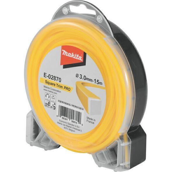 Makita MAKITA ŻYŁKA NYLONOWA KWADRAT 3,0mm/ 15m ME-02870 8535708 88381558150