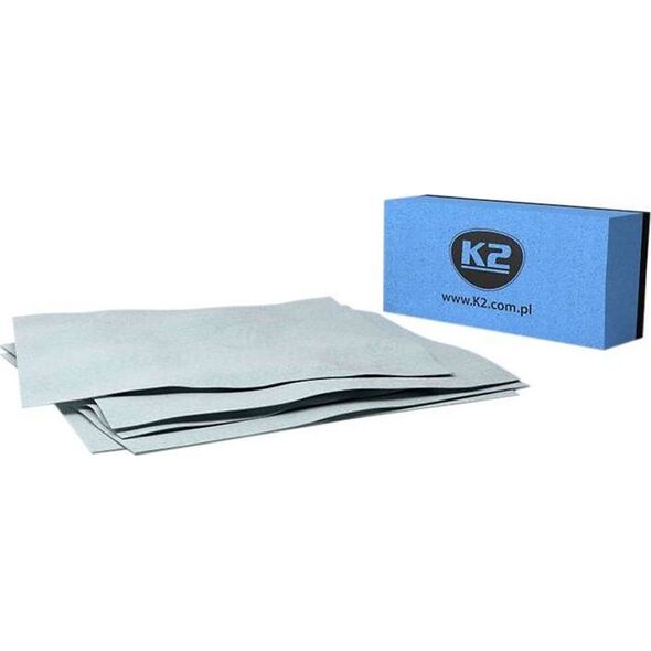 K2 Zestaw aplikacyjny do nakładania powłok ceramicznych - gąbka + 5 ścierek 8538405 5906534014962