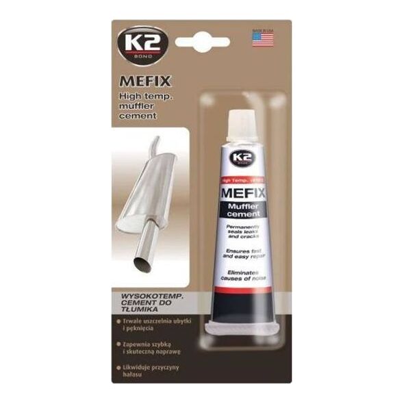 K2 MEFIX Wysokotemperaturowy cement do układów wydechowych, 140g 8538429 5906534001597