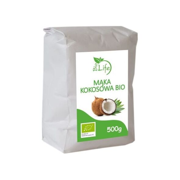BioLife Mąka kokosowa ekologiczna BIO 500 g 8578757 5901785340990