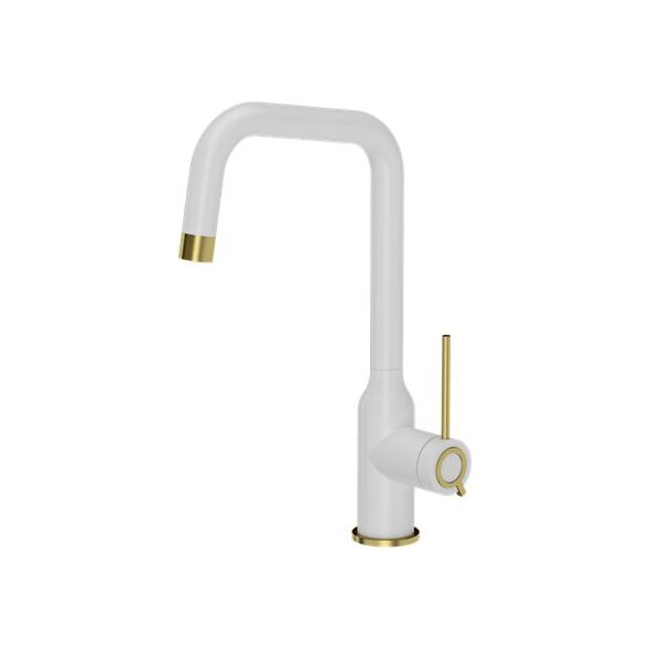 Bateria kuchenna Quadron Natalie Q LINE SteelQ stojąca biały z elementami wykończonymi złotym (84818011) 8648320 5903242537318