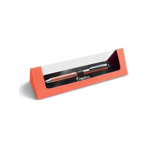Pióro kulkowe pentel BL407 różowo-złota obudowa tusz niebieski 8651459 5902894022708