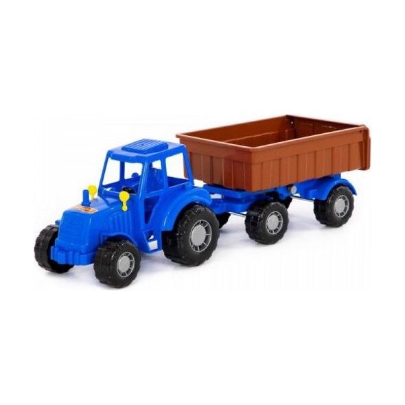 Polesie Polesie 84774 Traktor Majster niebieski z przyczepą Nr1 w siatce 8667004 4810344084774