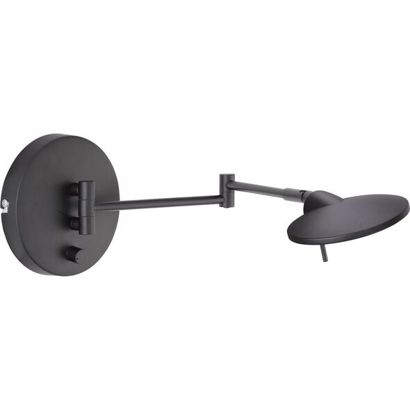Kinkiet Trio Lampa ścienna nowoczesna czarna Trio KAZAN na wysięgniku LED 274770132 8678639 4017807390056