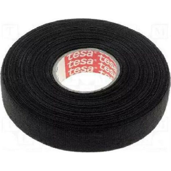 Tesa TESA TAŚMA IZOLACYJNA CZARNA PARCIANA 19mm x 25m TS51608-00001-00 8690235 4005801084231