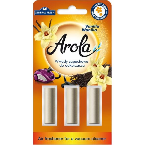Arola Arola Pałeczki odświeżające do odkurzacza Wanilia 8697929 5900785951045