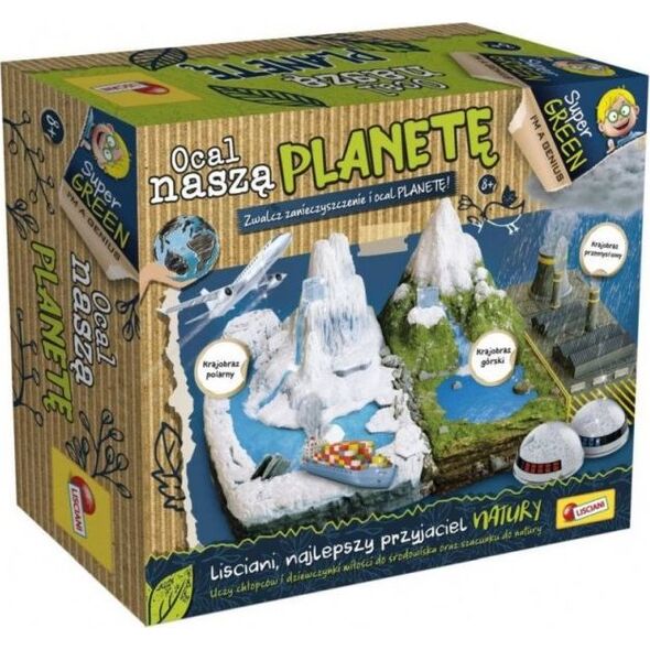 Lisciani LISCIANI I"M A GENIUS OCALMY NASZĄ PLANETĘ 8847780 8008324087051