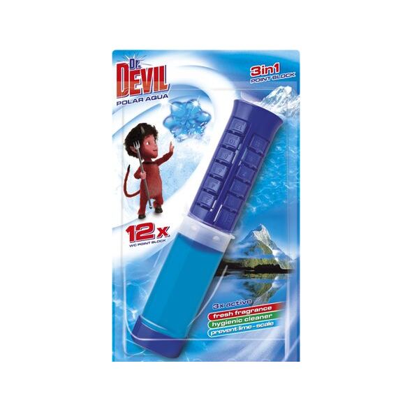 Dr. Devil Dr. Devil - Odświeżacz do WC w formie krążków żelowych - Polar Aqua 8860331 8595025817723