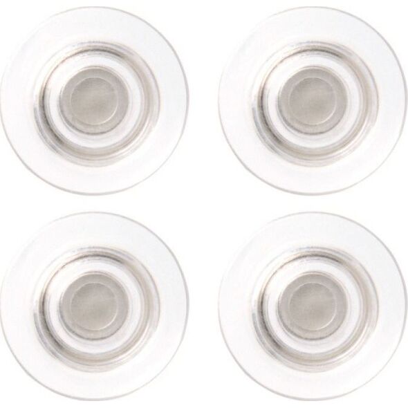 Nobo Magnesy do tablic NOBO Rare Earth, okrągłe, średnica 32mm, 4szt, transparentne 8860481 5028252489638