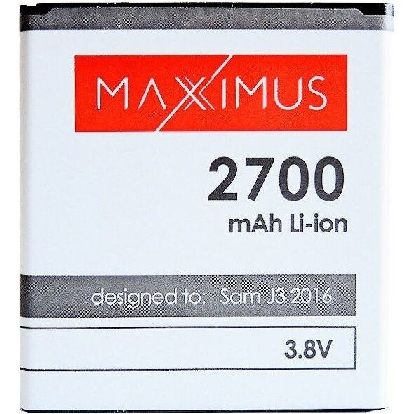 Bateria Maxximus BAT MAXXIMUS SAM J3 2016 2700mAh EB-BG530BBC 8862541 5901313084082