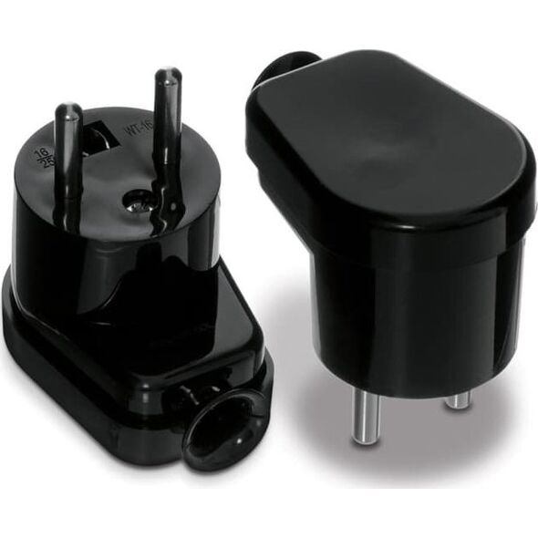 Montis Wtyczka kątowa rozbieralna WT-16 czarna Montis MT017-C Produkt POLSKI 8935630 5901811403859