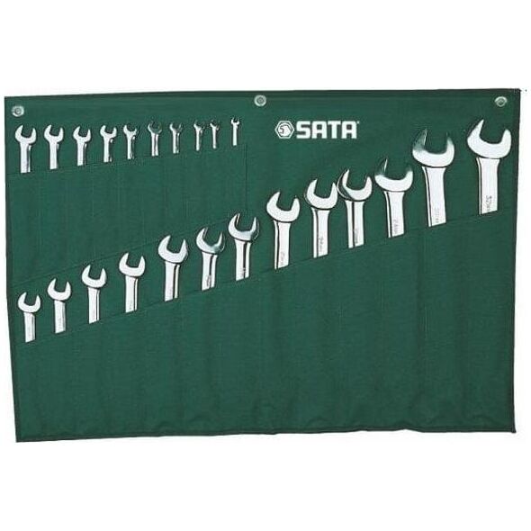 SATA SATA KLUCZE PŁASKO-OCZKOWE 23szt. SASZETKA - ST09027SJ 8961871 7891645087722