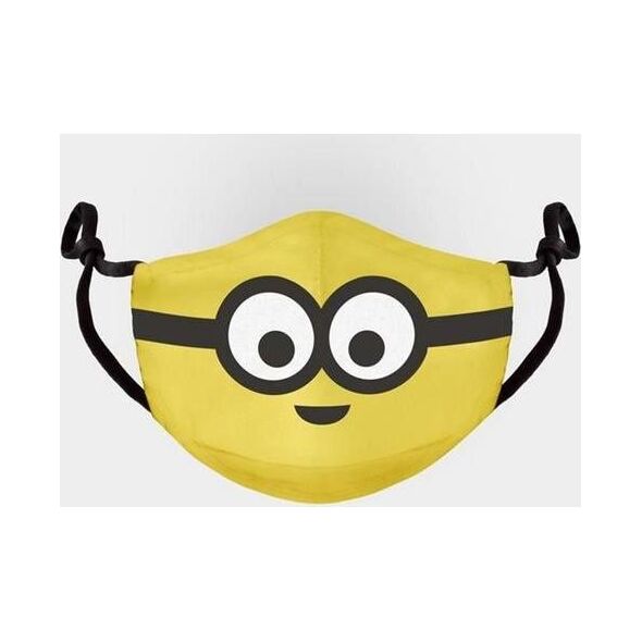 Minions - Maseczka ochronna 1 sztuka, 2 warstwy filtrujące 8995222 8718526124866