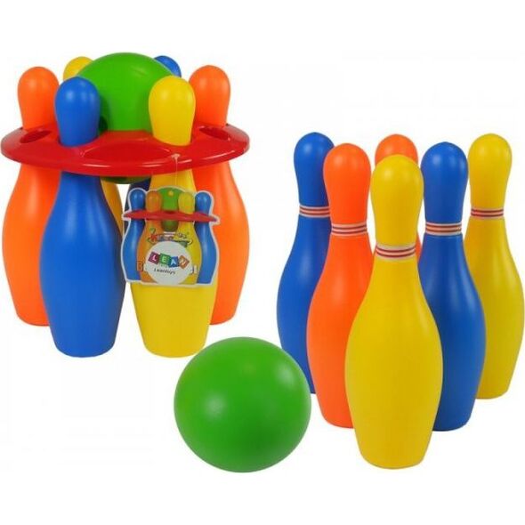 Lean Sport Zestaw Do Gry w Kręgle 6 szt Kolorowe 26 cm 9020262 5904204753241