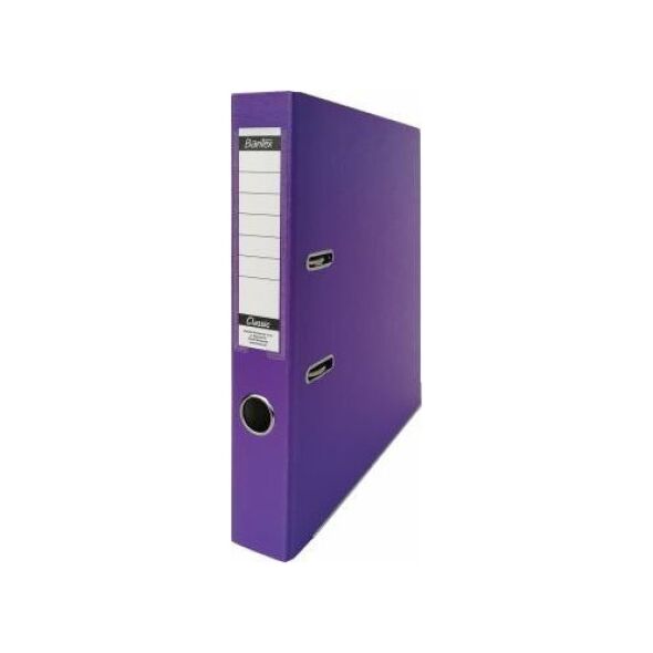 Segregator Bantex dźwigniowy A4 50mm fioletowy (413256) 9043330 5901466229620