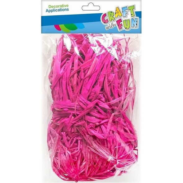 Craft with Fun OZDOBA DEK RAFIA ROZ 50G CF PBH 12/96 9048606 5908275168768