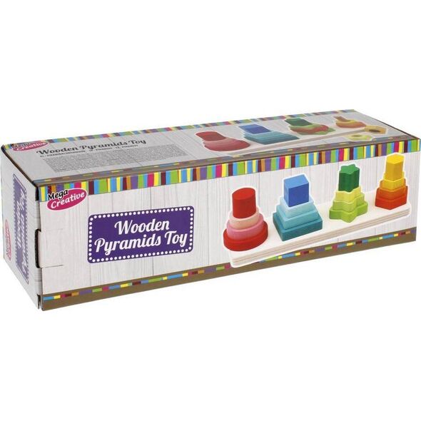 Mega Creative PIRAMIDKA DREW 28X8X8 MC WOOD PUD 70 9049047 5908275129134