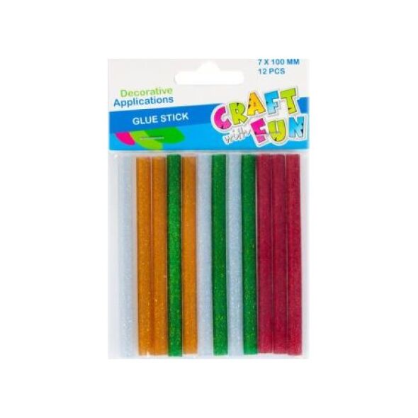 Craft with Fun Wkład klej do pistoletu brokatowy 7 mm 12S CF12/288 9057648 5908275135753