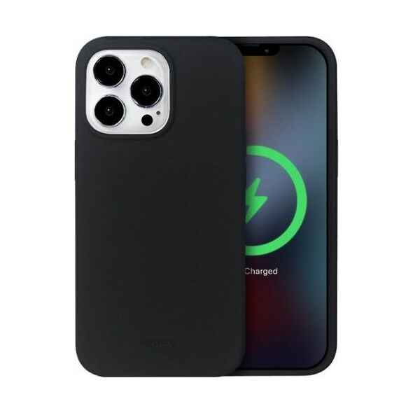 Crong Crong Color Cover Magnetic - Etui iPhone 13 Pro Max MagSafe (czarny) 9223134 5904310700276