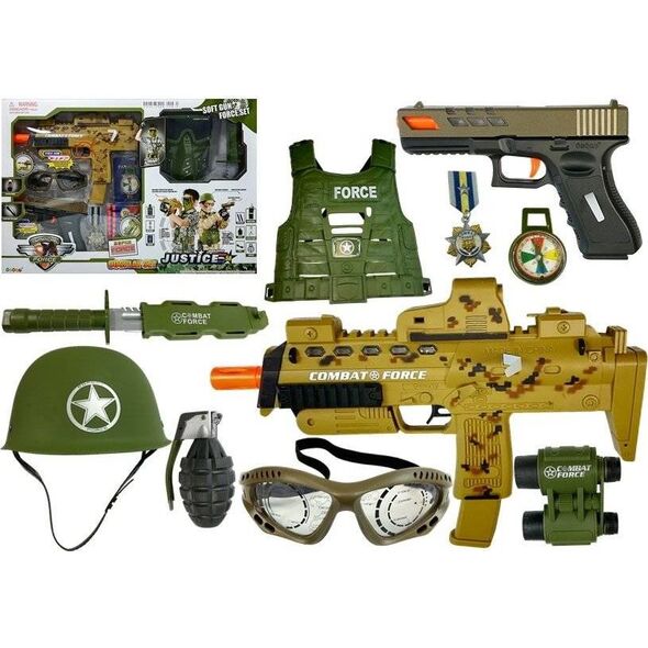 Lean Sport Zestaw Wojskowy Pistolet na strzałki MP7 Glock 17 9227718 5907625587037