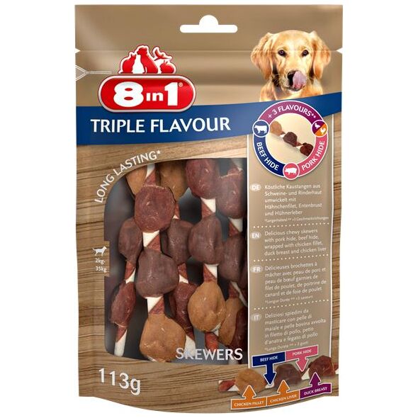 8in1 8in1 Triple Flavour Skewers 6 szt. 9314245 4048422144632