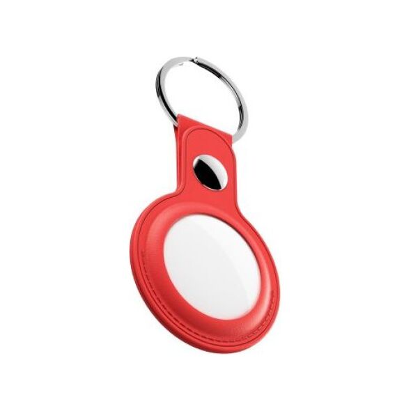 KeyBudz KeyBudz AirTag Keyring - skórzane etui ochronne do AirTag 2- pack (czerwone) 9388147 810082990126