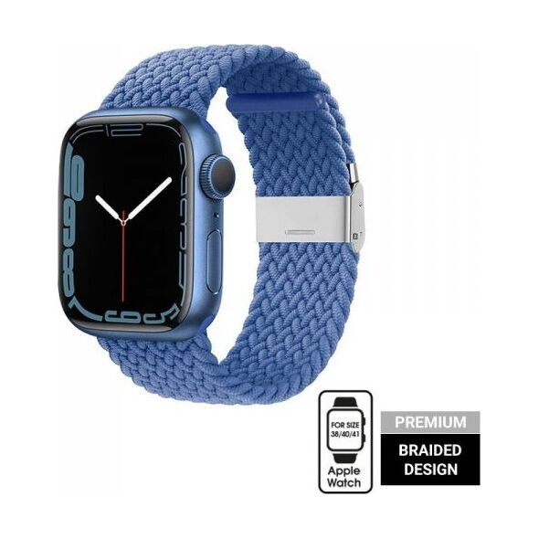 Crong Pasek pleciony Crong Wave Band do Apple Watch 38/40/41 mm niebieski 9469382 5904310700702