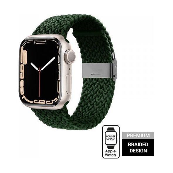 Crong Pasek pleciony Crong Wave Band do Apple Watch 38/40/41 mm zielony 9469384 5904310700689