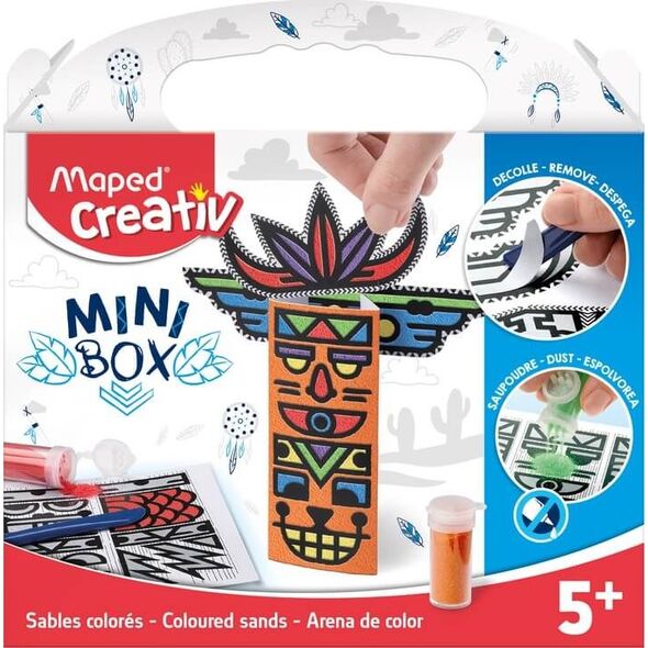 Maped Creativ Kreatywny zestaw z totemami i kolorowym piaskiem 9492396 3154149070145