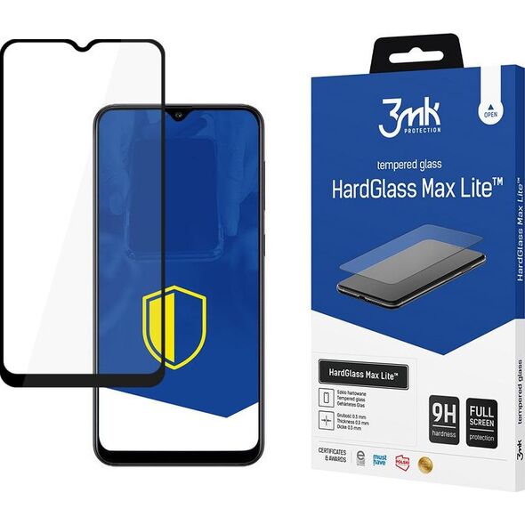 3MK Samsung Galaxy A03s 4G Black - 3mk HardGlass Max Lite 9506656 5903108411684