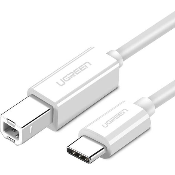 Kabel USB Ugreen USB-B - USB-C 1.5 m Biały (UGR1145WHT) 9581642 6957303844173