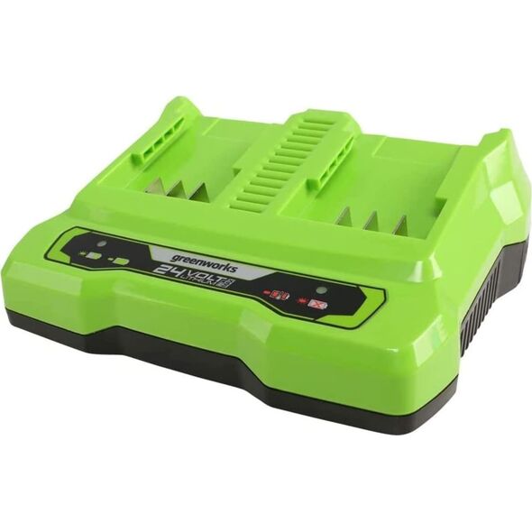 Greenworks Greenworks Ładowarka do akumulatora, 2 porty, 24 V, 2 A 9609110 6952909062464