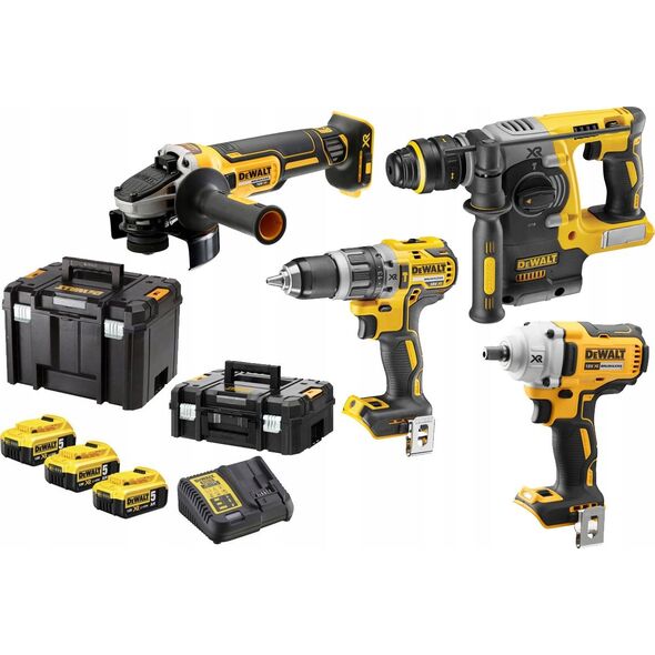 Zestaw elektronarzędzi Dewalt 10-elementowy (DK428P3T) 9642830 5035048727034