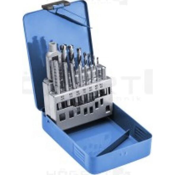 Wiertło Högert Technik Zestaw gwintowników i wierteł 15szt. HT3B581 9643598 5901867199720