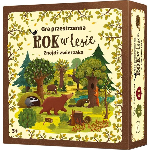 Nasza Księgarnia Rok w lesie. Znajdź zwierzaka 9658812 5902719478260