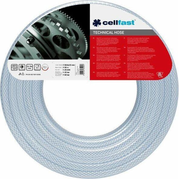 Cellfast CF.WĄŻ TECHNICZNY 6,0x2,0 120mb PL C20-698 9664156 5907512605646