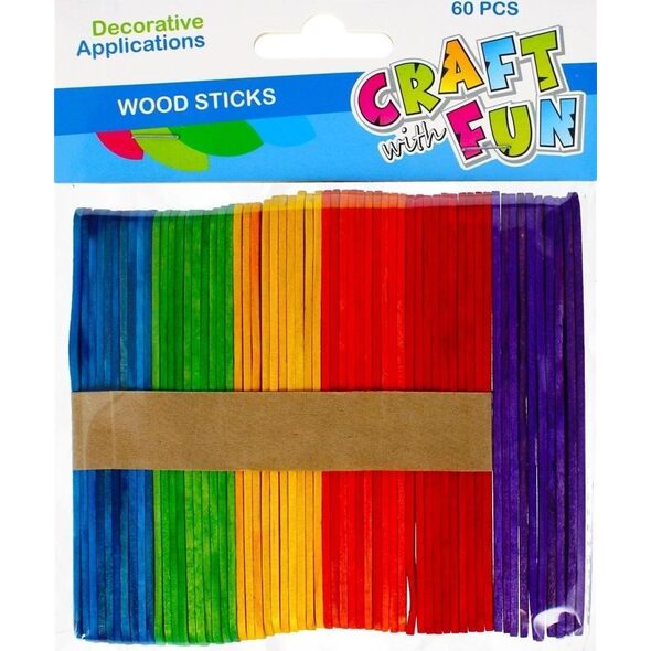 Craft with Fun OZDOBA DEK DREW PAT KOL 60SZT CF PBH 12/144 9699981 5908275192091