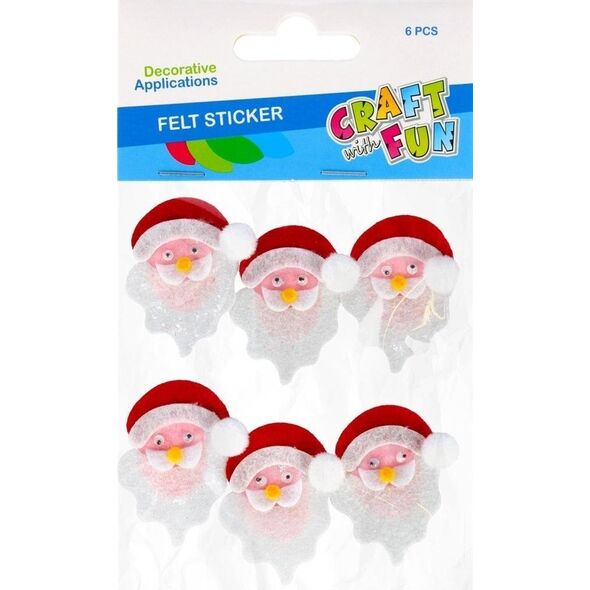 Craft with Fun OZDOBA BN FILC MIKOLAJE 6SZT CF PBH 12/144 9700019 5908275192299