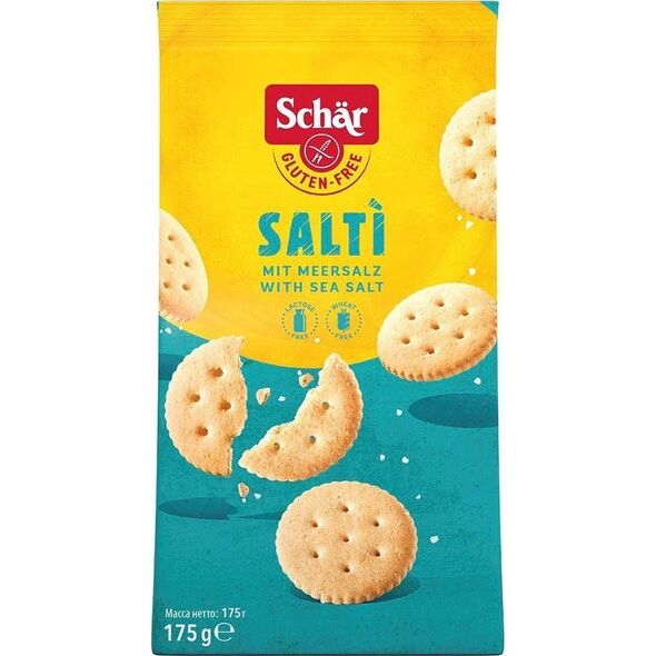 Schar Salti słone krakersy 175g bezglutenowe Schar 9700925 8008698002049