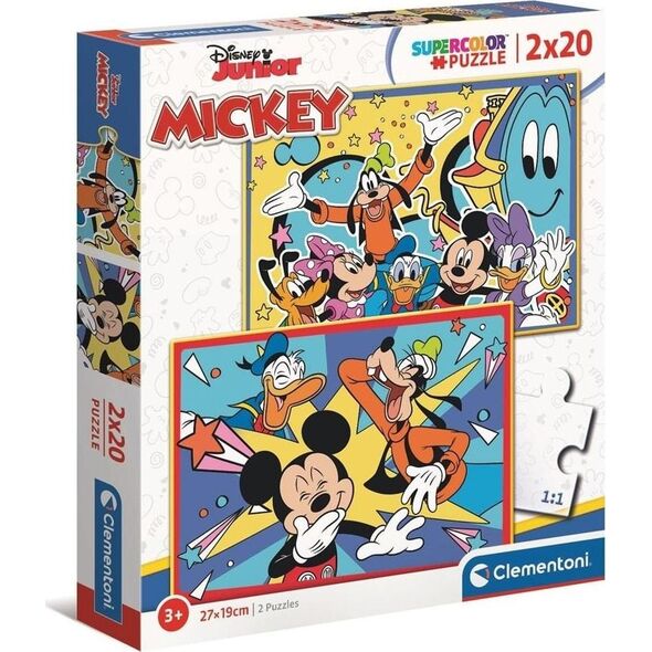 Clementoni Clementoni Puzzle 2x20el Mickey Mouse 24791 9750398 8005125247912