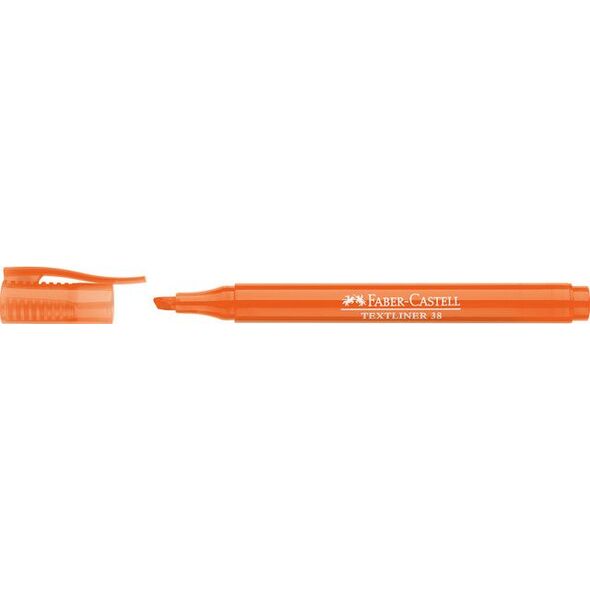 Faber-Castell zakreślacz 38 20 cm 0,3 - 1 cm pomarańczowy 9768662 9556089005838