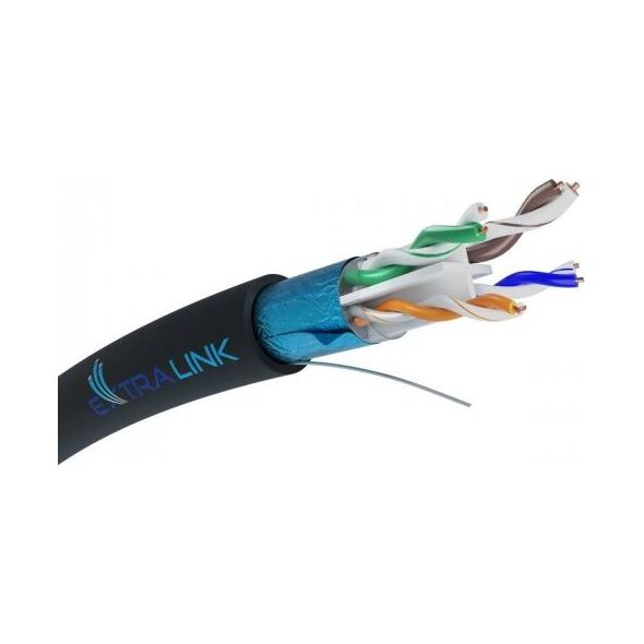 ExtraLink EXTRALINK kat6 FTP F/UTP zewnętrzny kabel żelowany 305m 9774751 5903148917108